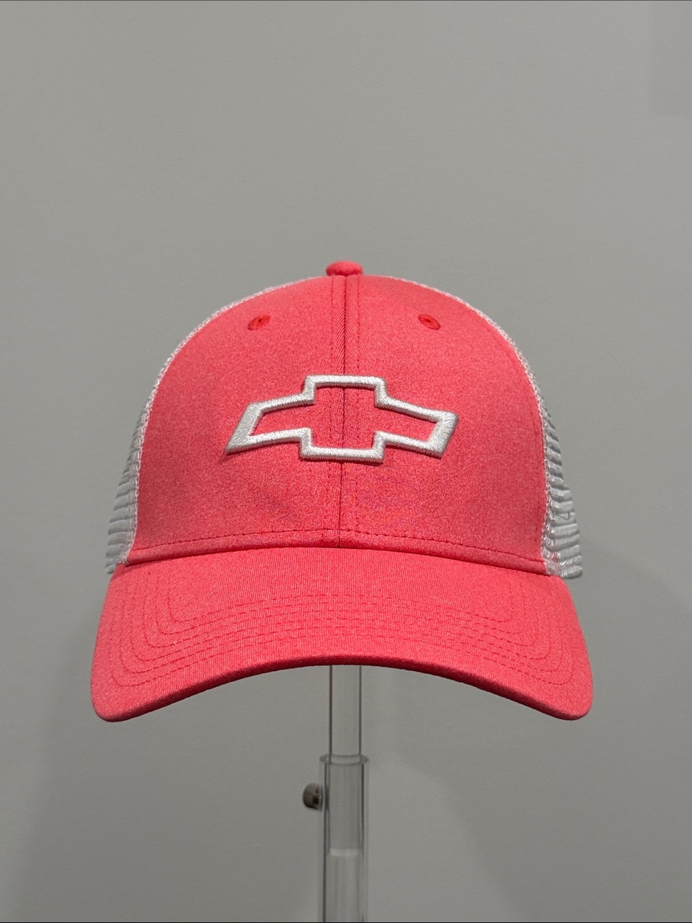 Cruisin Sports Chevrolet Open Bowtie Trucker Hat Heather Red OSFM